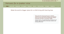 Desktop Screenshot of greatervoice.com