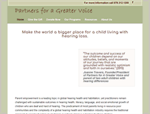Tablet Screenshot of greatervoice.com